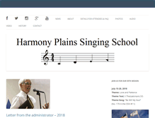 Tablet Screenshot of harmonyplains.org